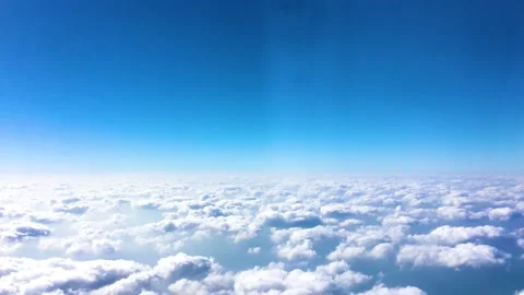 View of the world from an airplane window Stock Footage 143899100