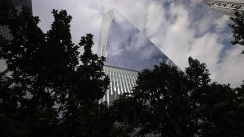 View of the World Trade Center building Stock Footage 158499432