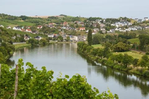 View of Wormeldange Stock Photos
