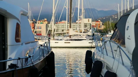 View of yacht Stock Footage 223248934