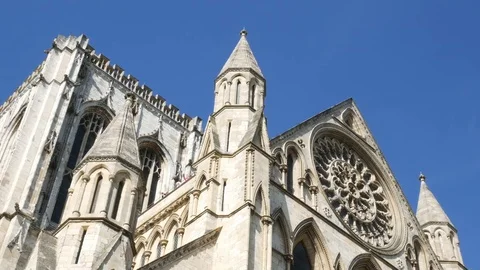 View of York Minster Stock Footage 76355503