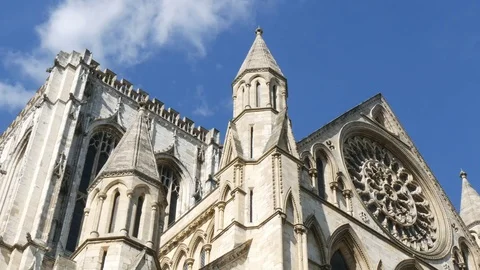 View of York Minster Stock Footage 76355532
