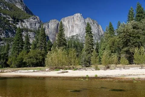 View from Yosemite Valley Stock Photos