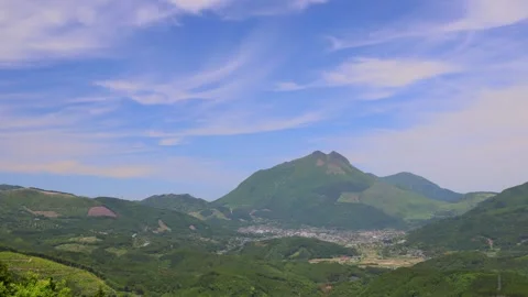 View of Yufuin (Yufuin, Yufu City, Oita Prefecture) Stock Footage 341953676