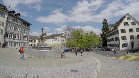 View on Zurich 4K 動画素材 49314454