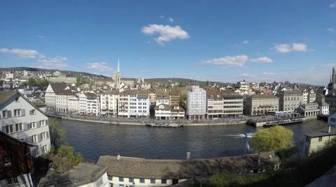 View on Zurich 4K Stock Footage 49315153