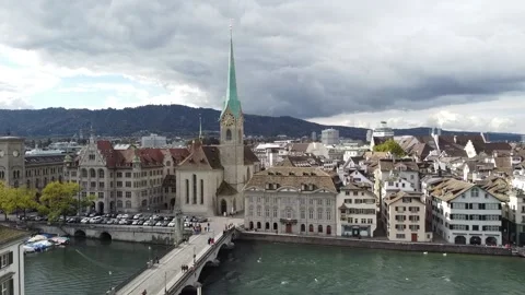 View of the Zurich Stock Footage 142710153