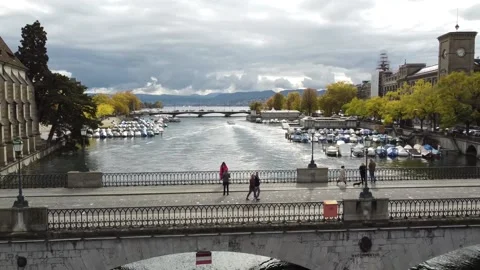 View of the Zurich Stock Footage 142710202