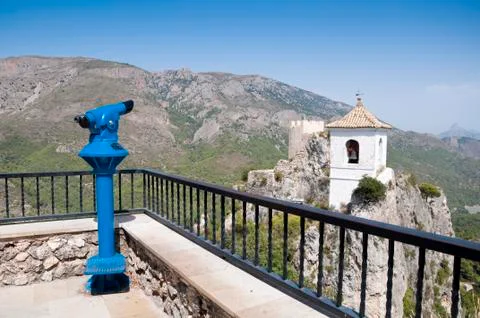 Viewer and belfry Foto stock