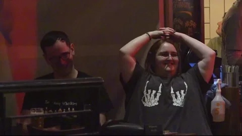 Viewers react as two traitors win BBC show Stock Footage 327494116