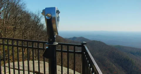 Viewfinder at Mountain Lookout Stock Footage 235189895