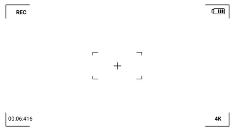 Viewfinder, screen recording on white background animation Stock Footage 297059143