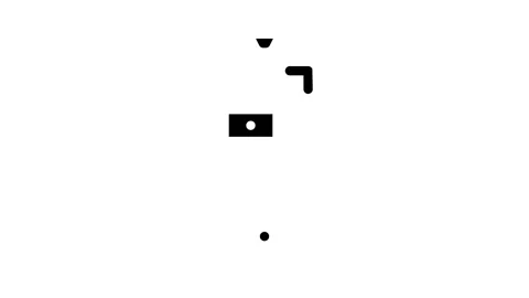 Viewfinder Smartphone Function glyph icon animation Stockbeeldmateriaal 166364389