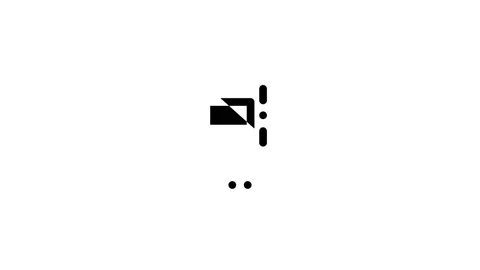 Viewfinder Smartphone Function line icon animation Video stock 166357777