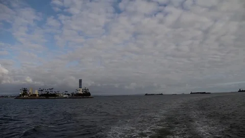 Viewing on a boat tour Stock Footage 83130810