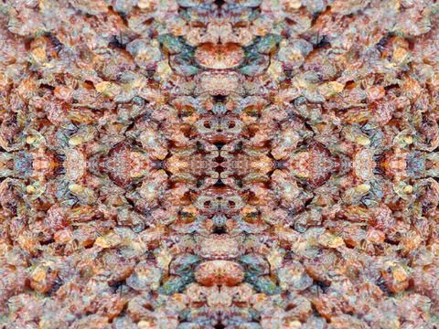Viewing a kaleidoscope Stock Photos