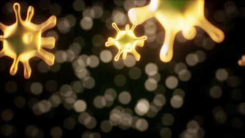 Viewing the navirus under a digital microscope Stock Footage 237611134