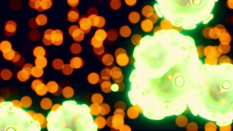 Viewing the navirus under a digital microscope Stock Footage 237611778