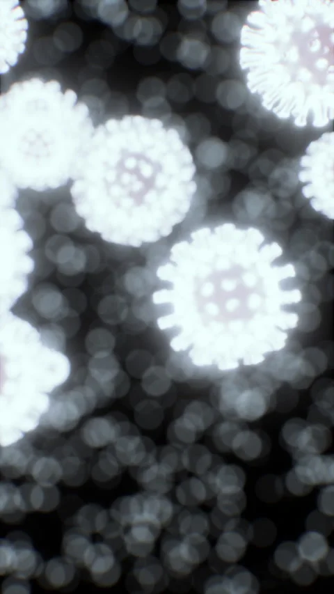 Viewing the navirus under a digital microscope Stock Footage 287959869