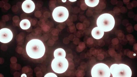 Viewing the navirus under a digital microscope Stock Illustration
