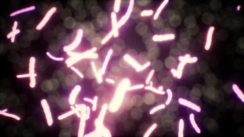 Viewing the navirus under a digital microscope Stock Illustration