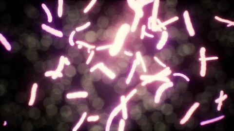 Viewing the navirus under a digital microscope Stock Illustration