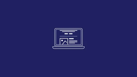 Viewing or Scrolling Website on a Laptop Stock Footage 335636605