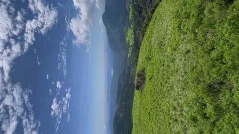 A viewing point view of the knuckles mountain range Matale Sri Lanka. Stock Footage 239424261