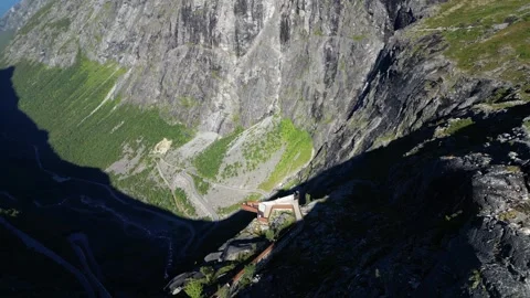 Viewing ramp in the mountain Stock-Footage 252259244