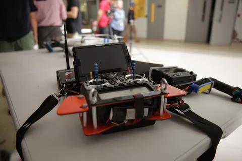 Viewing screen used for a drone captured with a Canon L 50 f1.2 prime lens Stock Photos
