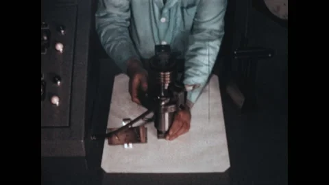 Viewing a Solenoid 1967 Video stock 167287852