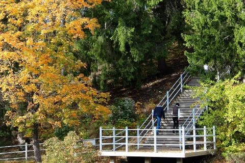 Viewing spot. Foto stock