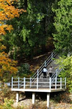 Viewing spot. Stock Photos