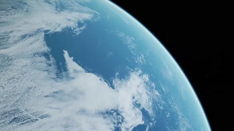 A Viewing storm clouds from space Stock Footage 155223166