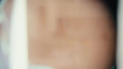 Viewing Street Scene On 35Mm Film Negative With Loupe, close up Stock Footage 284207926