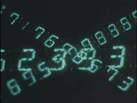 A Viewlex Systems 16 projector is showcased, in a studio, in 1972. Stock Footage 79458691