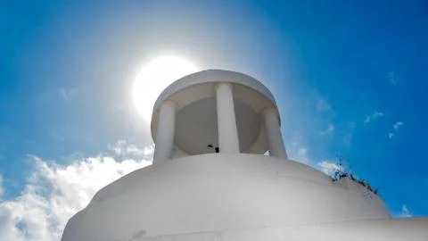 Viewpoint and sun Stock Photos