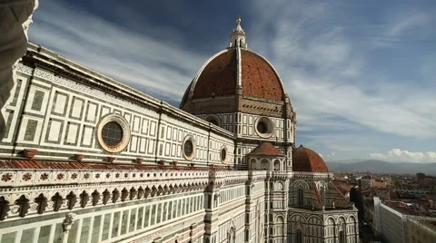 A viewpoint of the Duomo, Florence Stock Footage 47933721