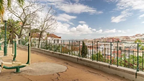 Viewpoint Lisbon (III) Timelapse 動画素材 199098374