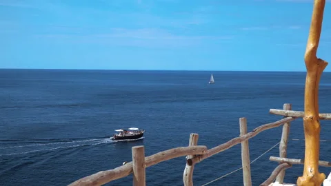 Viewpoint of the mediterranean sea Stock Footage 170050873