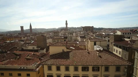A viewpoint over Florence, Italy Stock Footage 47933661