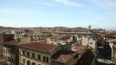A viewpoint over Florence, Italy Stock Footage 47933711