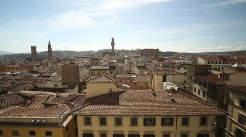 A viewpoint over Florence, Italy Video stock 47933812