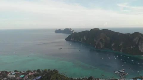 Viewpoint Phi Phi Island Stock Footage 260469261
