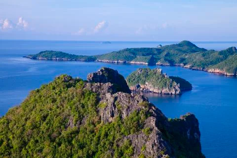 Viewpoint Prachuap Bay Fotos de archivo