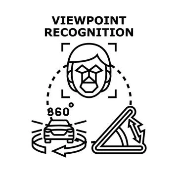 Viewpoint recognition technology developing autonomous systems Stock Illustration