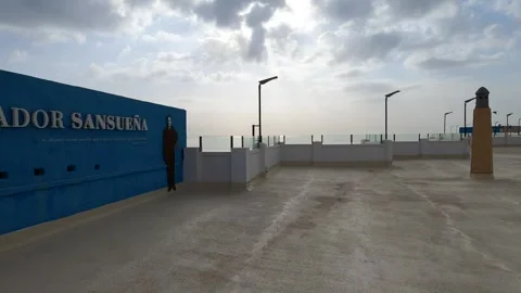 Viewpoint of Sansuena in Torremolinos, Spain Stock Footage 291311435