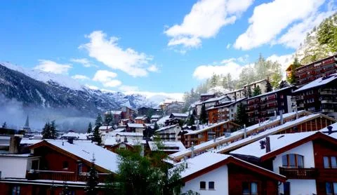 Viewpoints of Zermatt Stock Photos