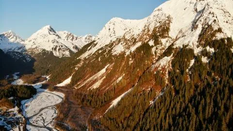Views from Alaska 스톡 사진
