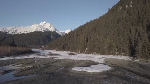 Views of the Alaskan wilderness Stock Footage 103547459